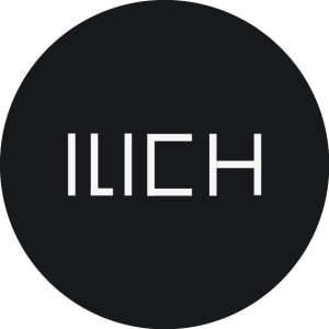 ilich logo EN NEGRO Y BLANCO